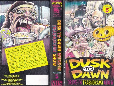 Dusk to Dawn Drive-in Trash-O-Rama Show VHS cover
