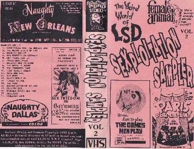 Sexploitation Sampler VHS cover