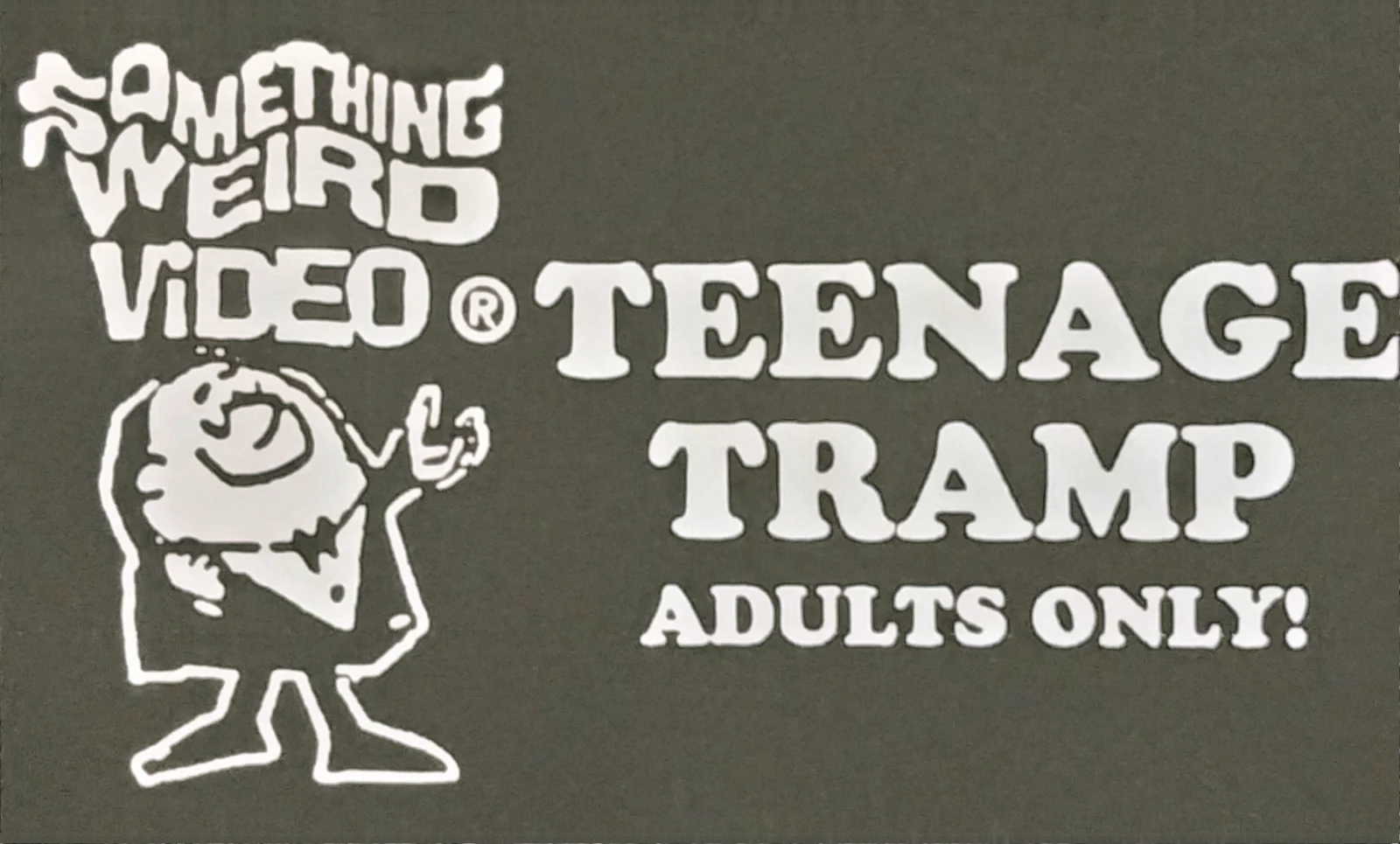 Teenage Tramp VHS front label scan