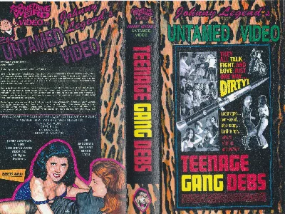 Teenage Gang Debs VHS cover