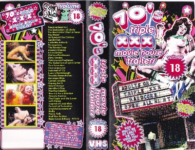 70's Triple XXX Movie House Trailers VHS cover