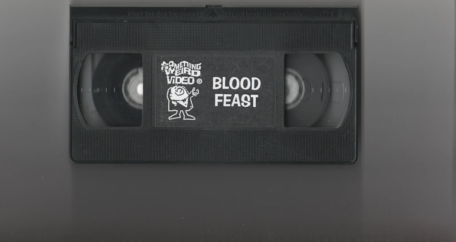 Blood Feast VHS front label scan