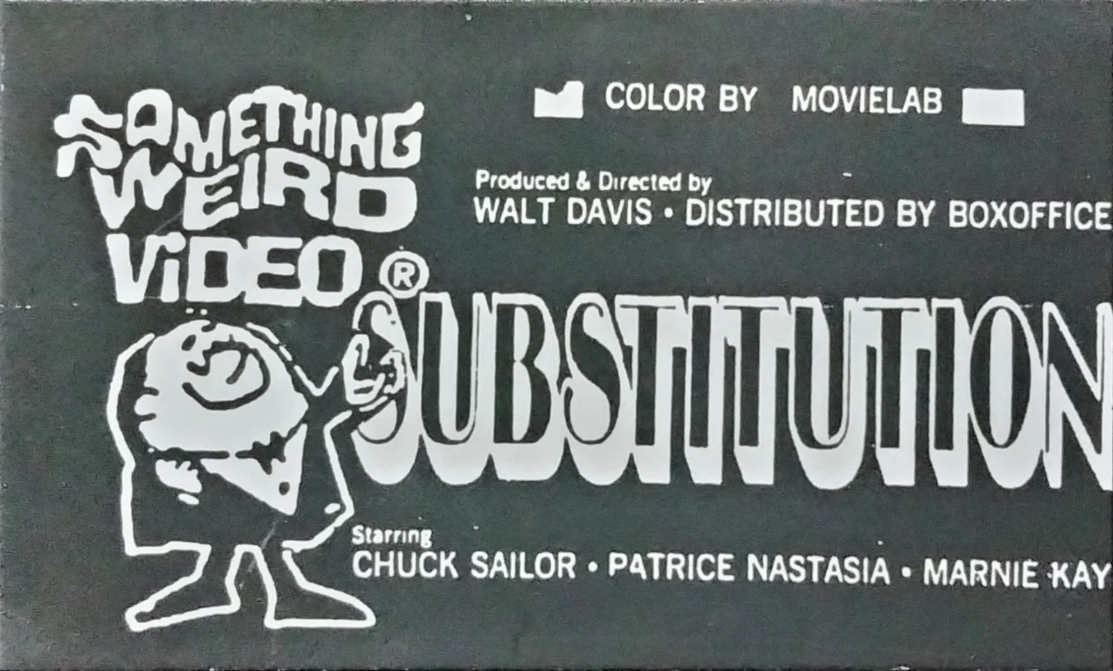 Substitution VHS front label scan