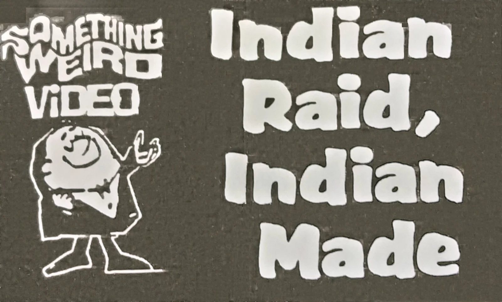 Indian Raid, Indian Made VHS front label scan