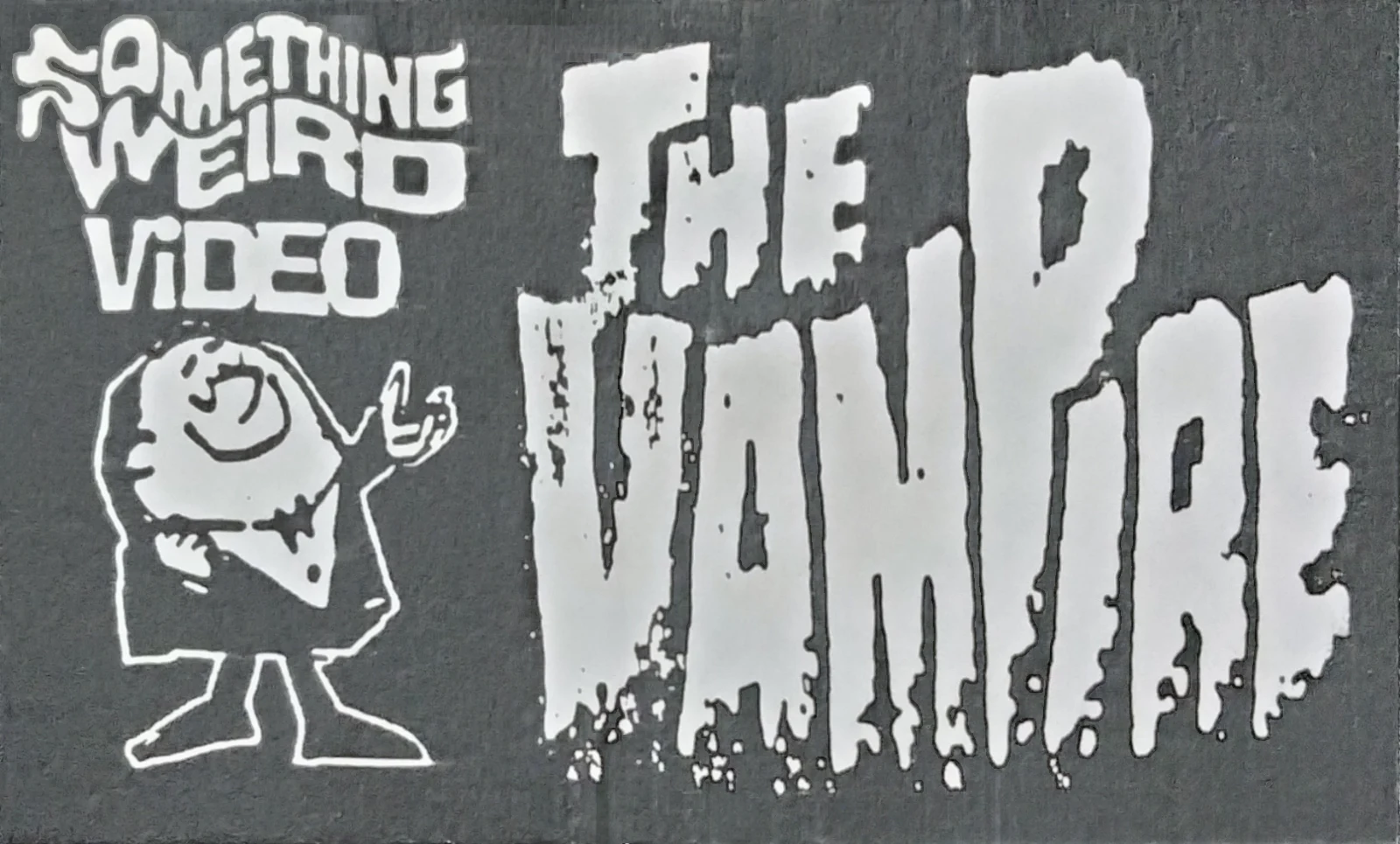 The Vampire VHS front label scan