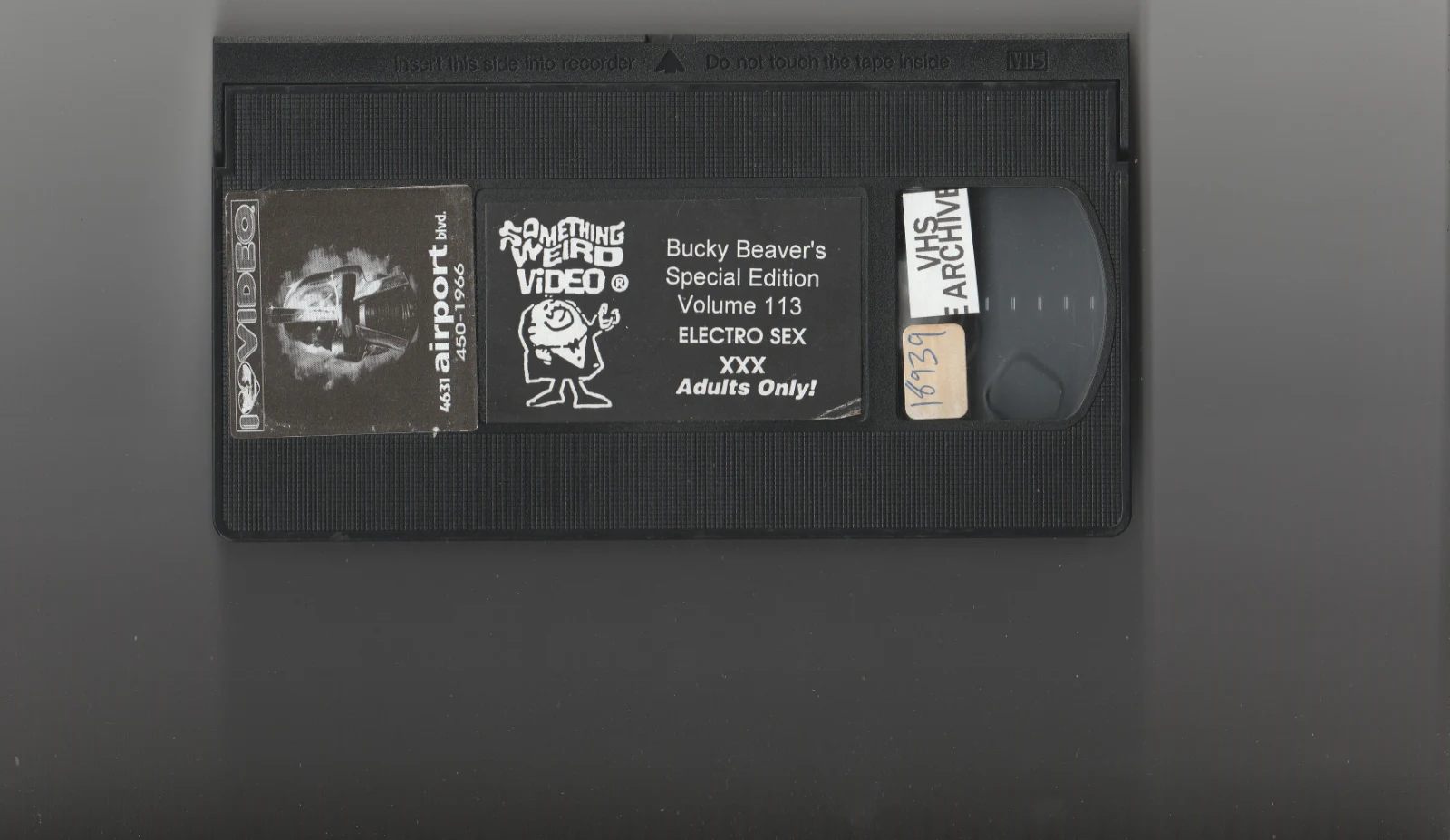 Electro Sex VHS front label scan