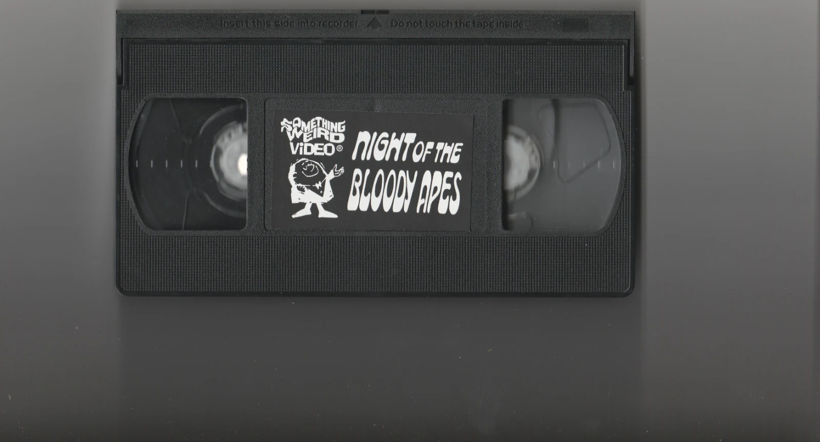 Night of the Bloody Apes VHS front label scan