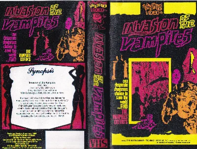 Invasion of the Vampires VHS cover