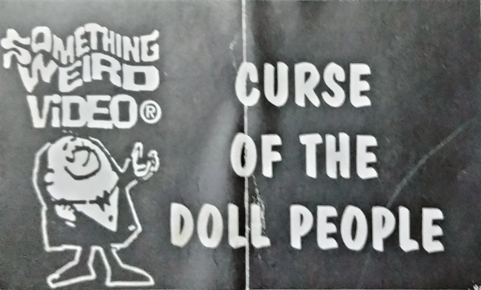 The Curse of the Doll People VHS front label scan