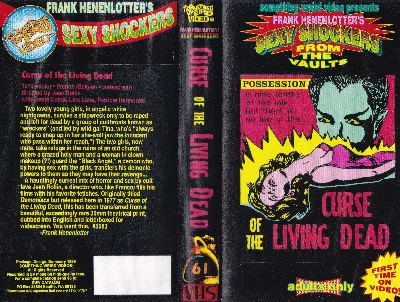 Curse of The Living Dead VHS cover