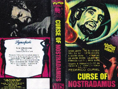 Curse of Nostradamus VHS cover