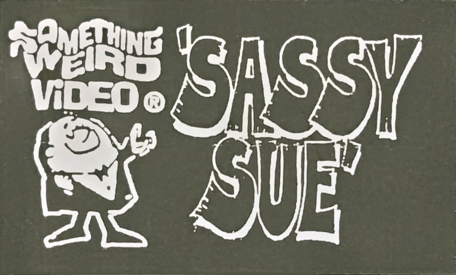 Sassy Sue VHS front label scan
