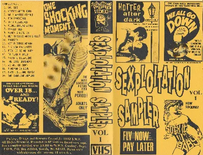 Sexploitation Sampler VHS cover
