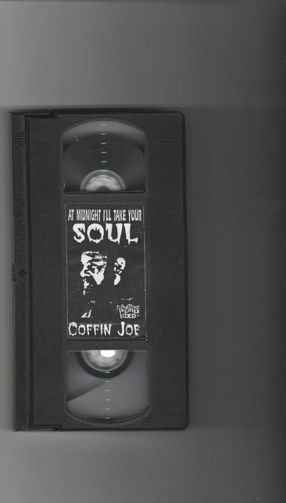 At Midnight I'll Take Your Soul VHS front label scan