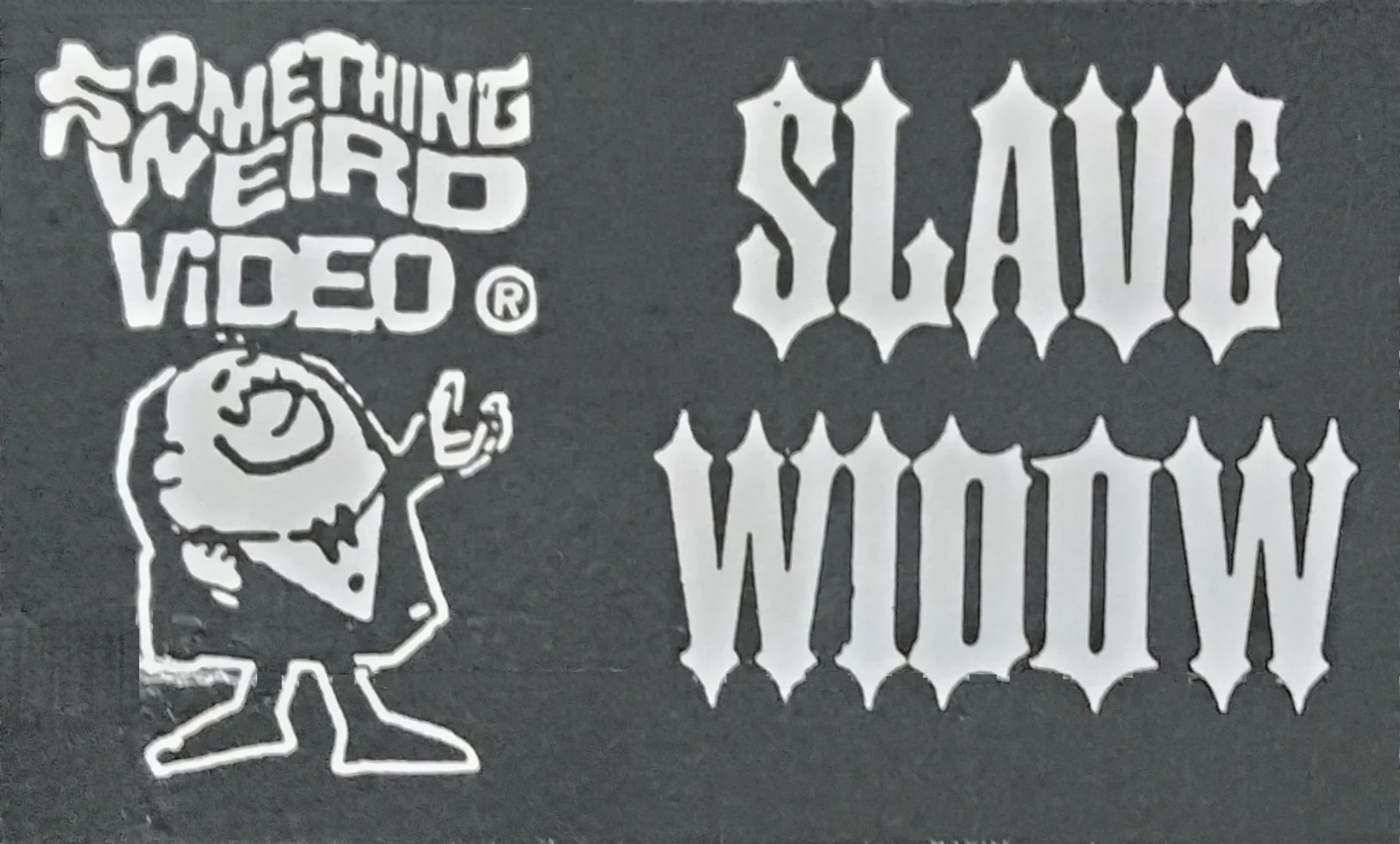 Slave Widow VHS front label scan