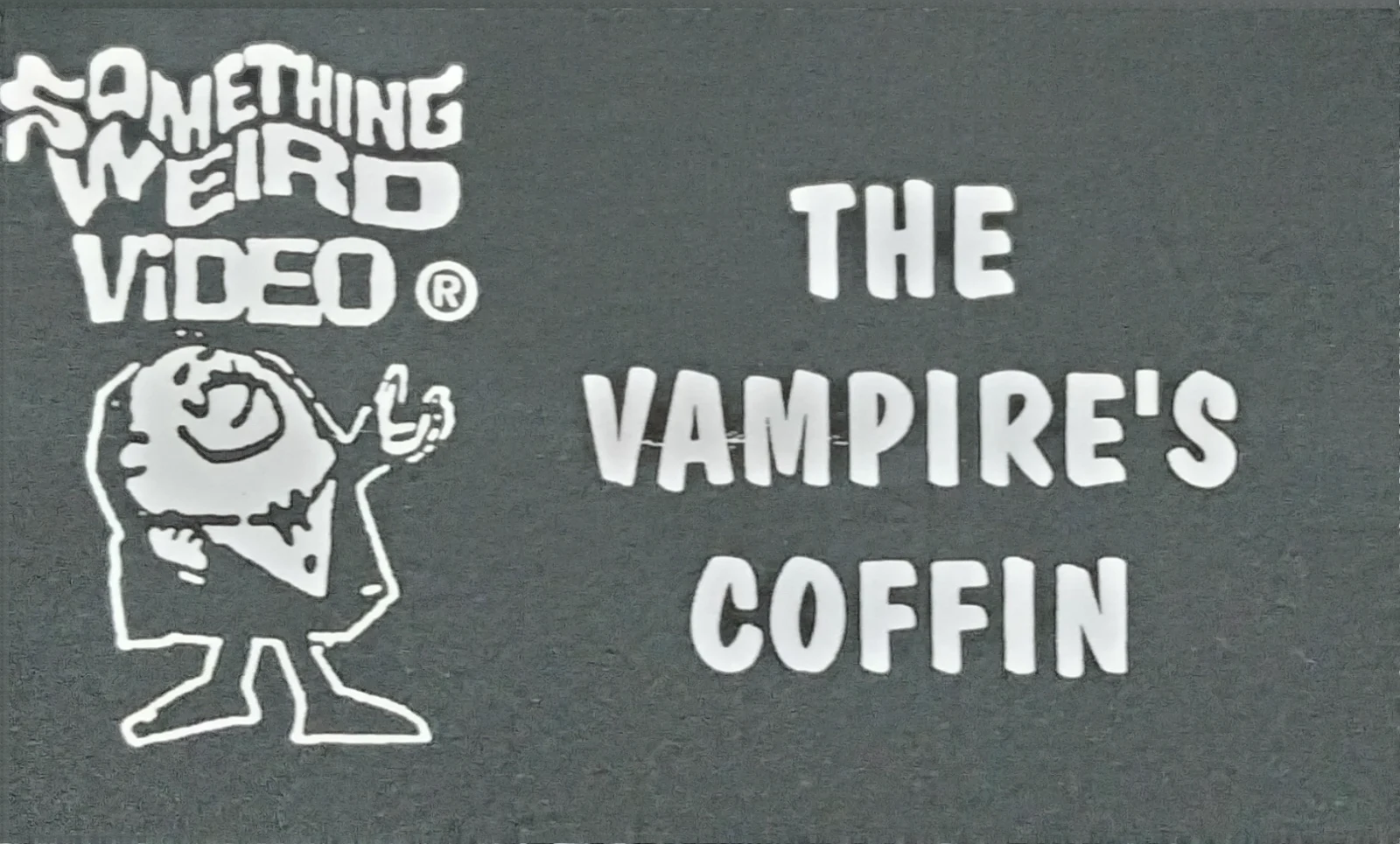 The Vampire's Coffin VHS front label scan
