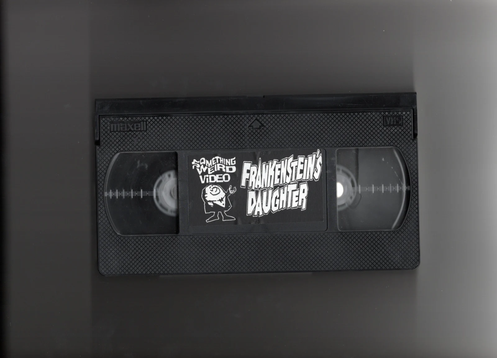 Frankenstein's Daughter VHS front label scan