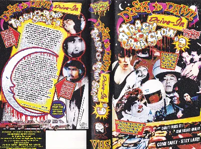 Dusk to Dawn Drive-in Trash-O-Rama Show VHS cover