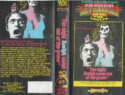 The Night Evelyn Came Out of the Grave VHS cover