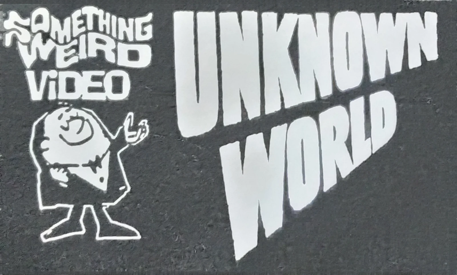 Unknown World VHS front label scan