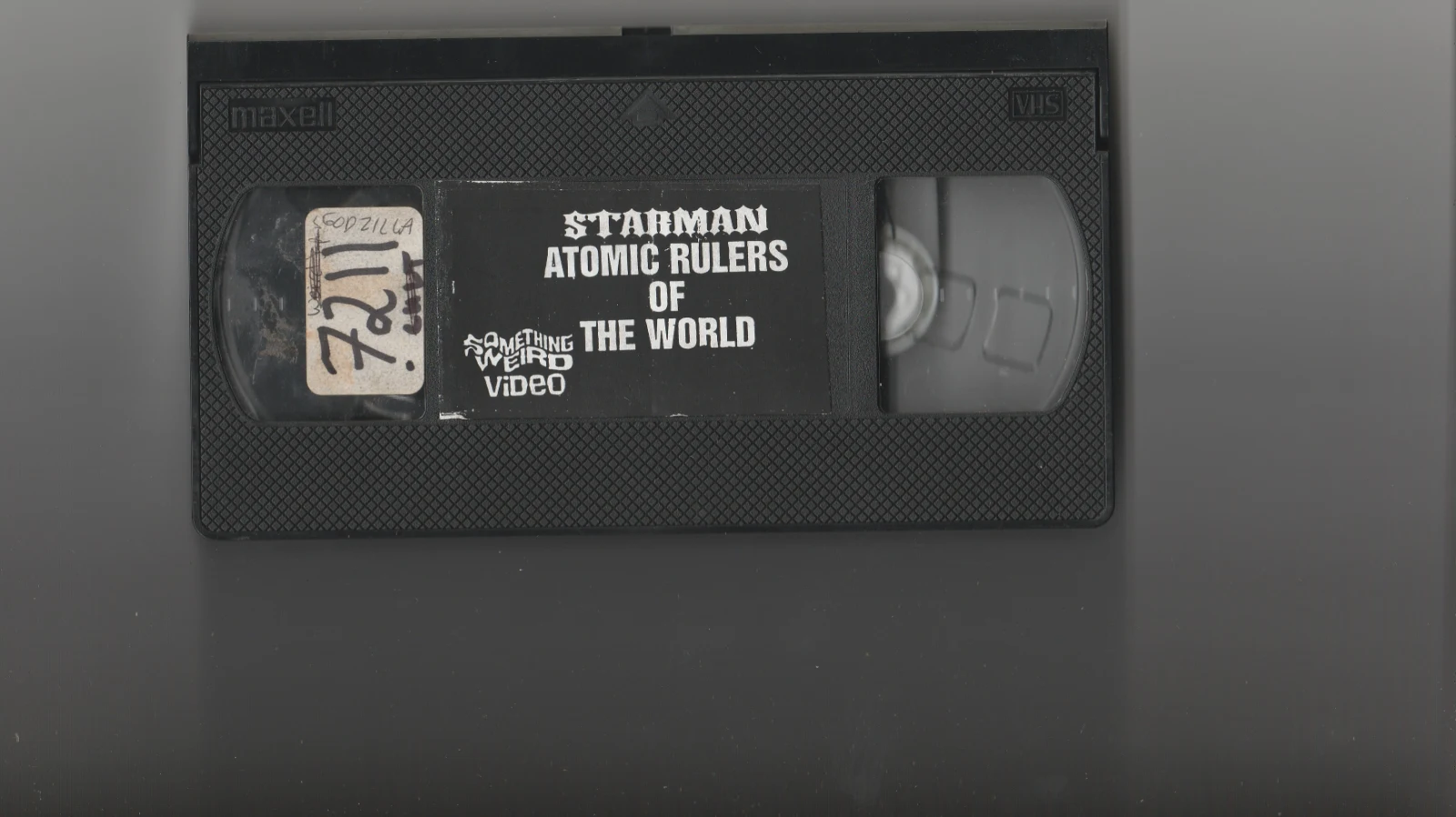 Starman: Atomic Rulers of the World VHS front label scan