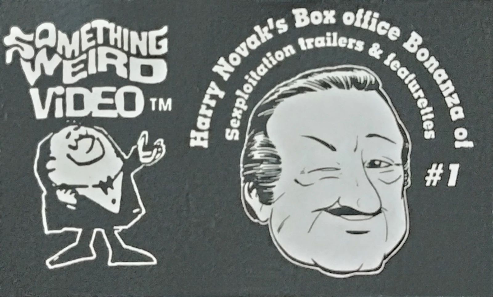 Harry Novak's Box Office Bonanza of Sexploitation Trailers & Featurettes VHS front label scan