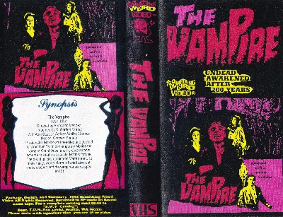 The Vampire VHS cover