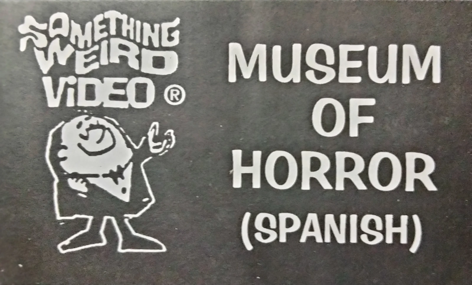 Museum of Horror VHS front label scan
