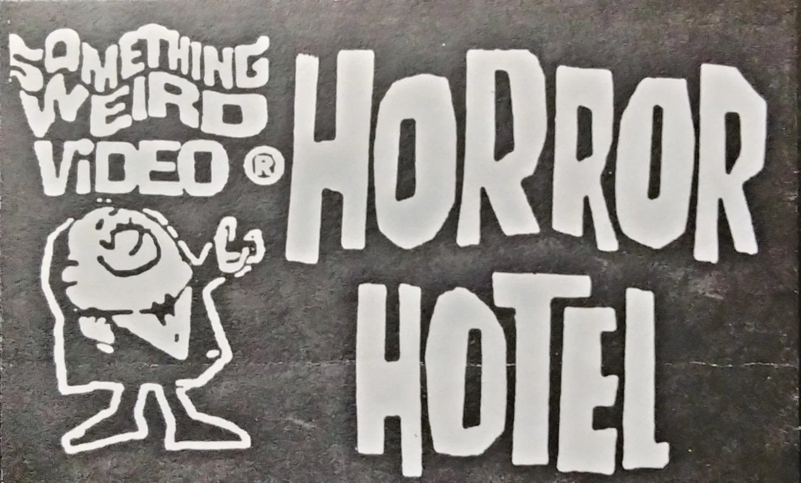 Horror Hotel VHS front label scan