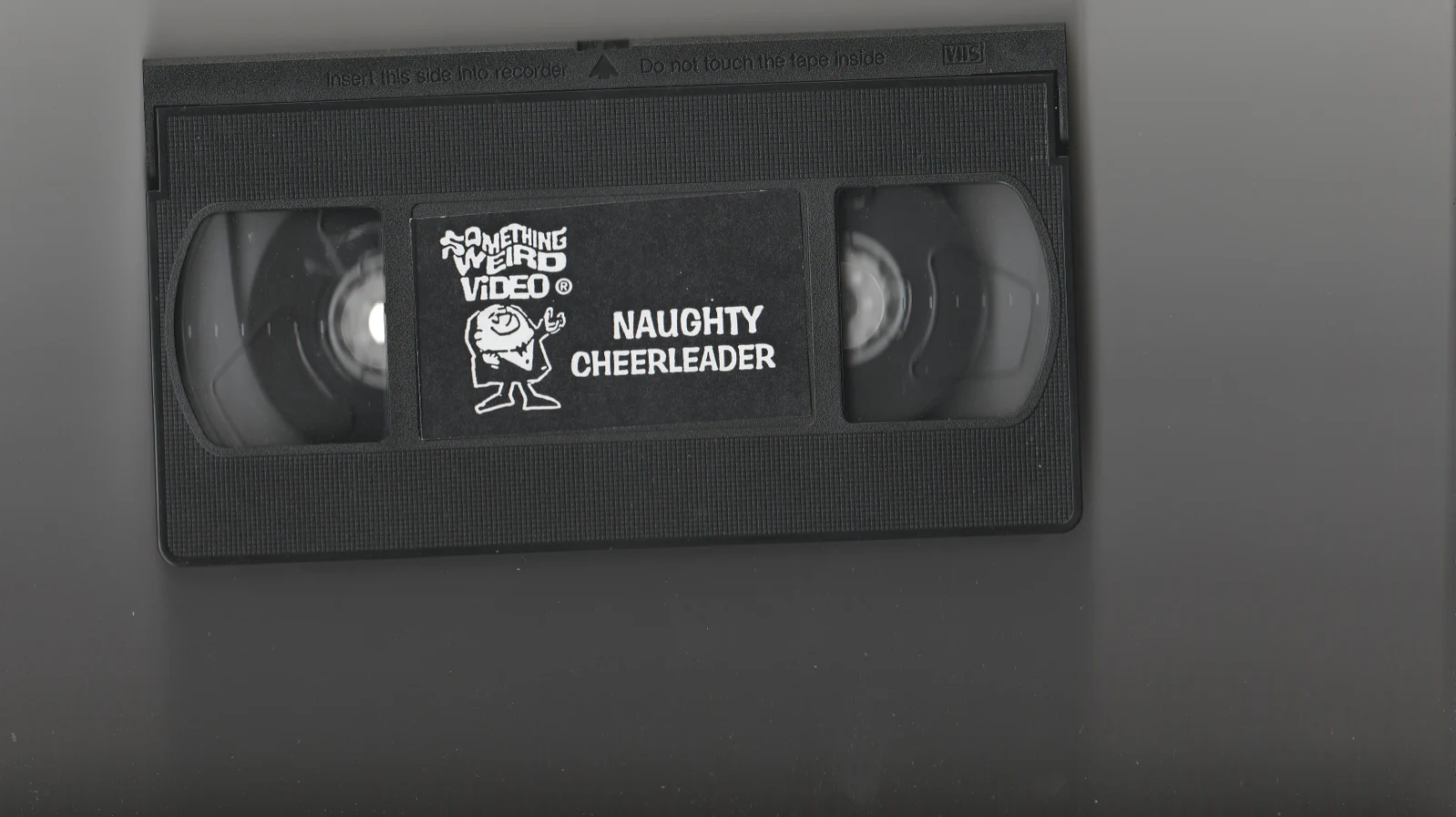 The Naughty Cheerleader VHS front label scan