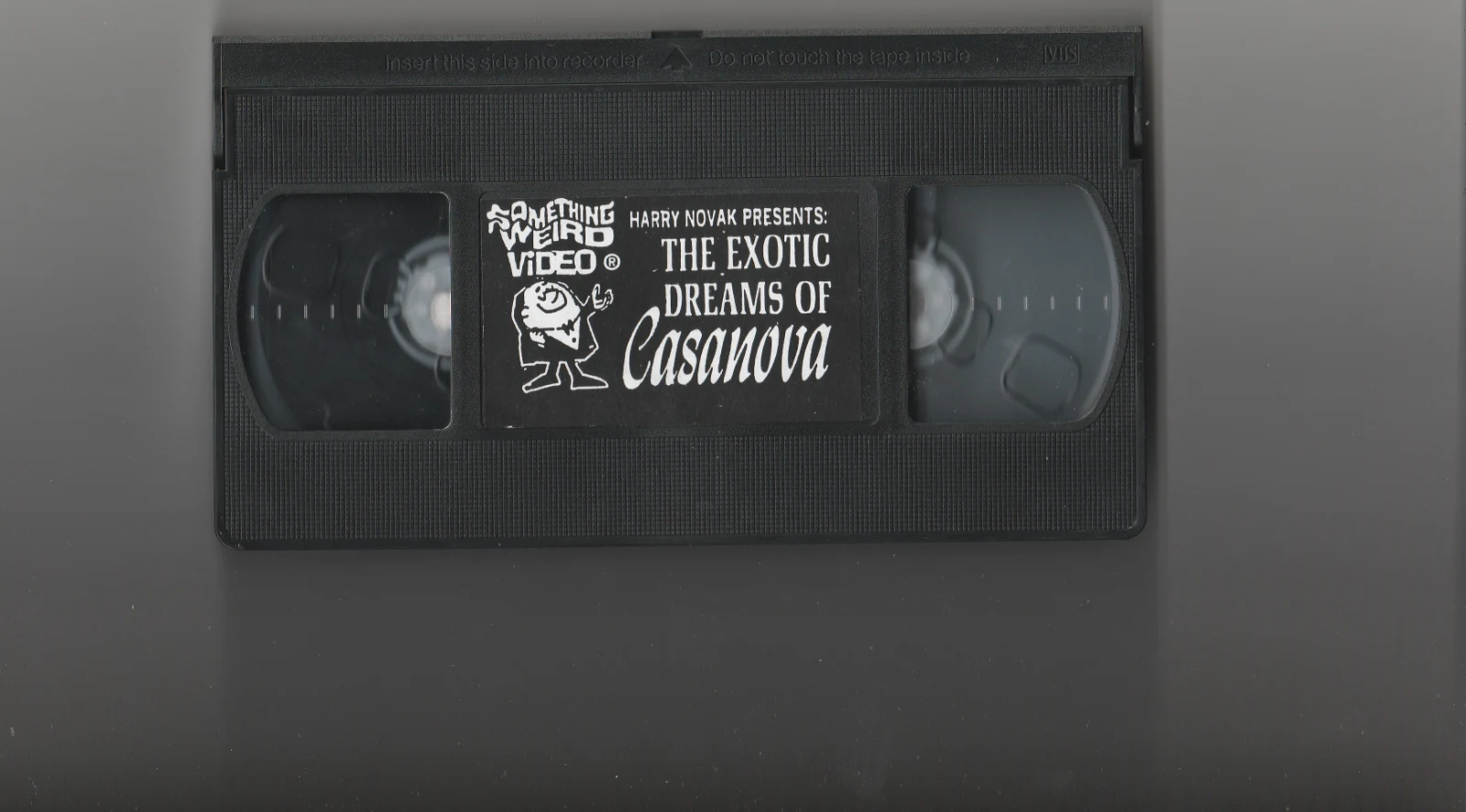 The Exotic Dreams of Casanova VHS front label scan