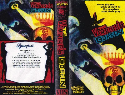 The Vampire's Coffin VHS cover