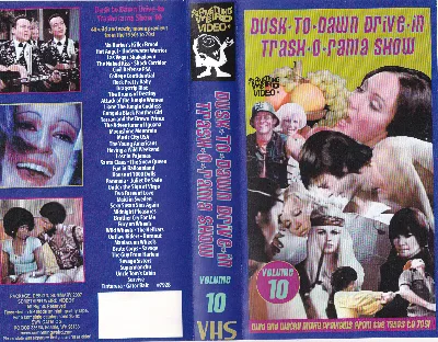 Dusk to Dawn Drive-in Trash-O-Rama Show VHS cover