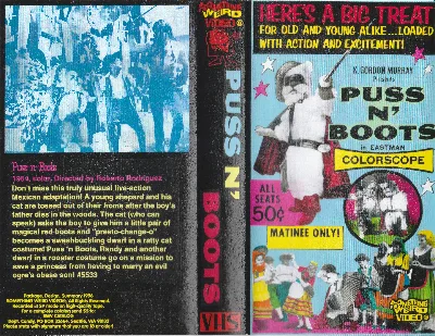 Puss n' Boots VHS cover