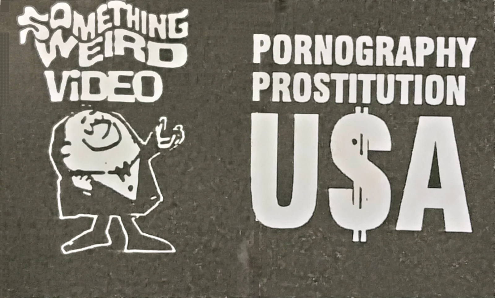 Pornography Prostitution USA VHS front label scan