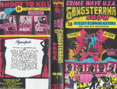 Crime Wave U.S.A. Gangsterama Show VHS cover