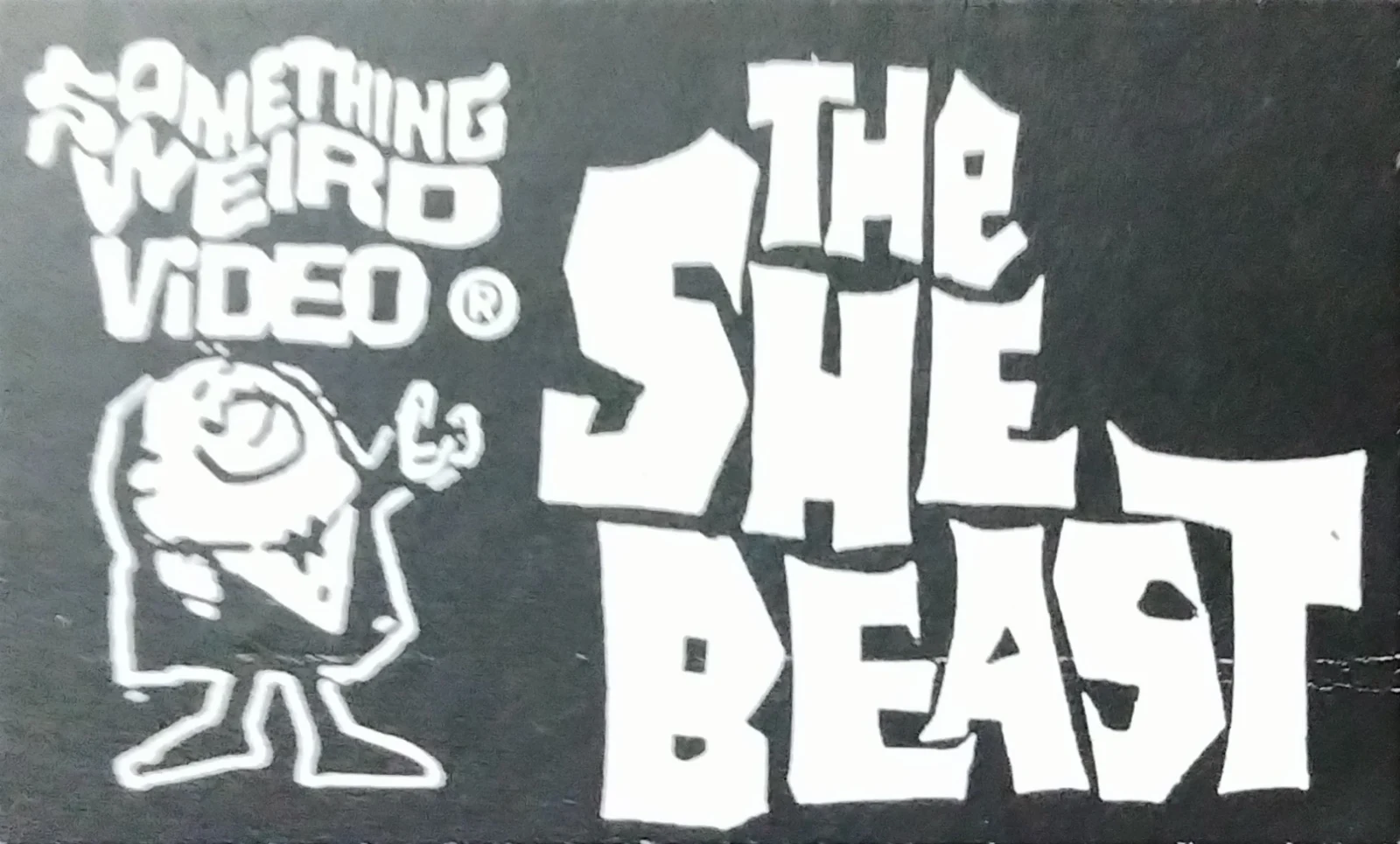 The She Beast VHS front label scan