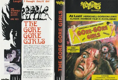 The Gore Gore Girls VHS cover