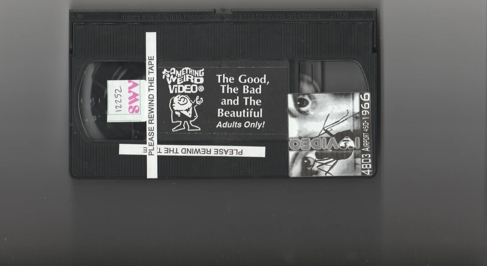 The Good, the Bad and the Beautiful VHS front label scan