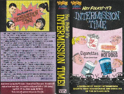 Hey, Folks! It's Intermission Time! VHS cover