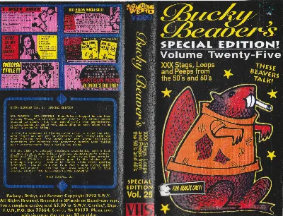 Bucky Beaver's XXX Stags, Loops and Peeps from the 50's and 60's VHS cover