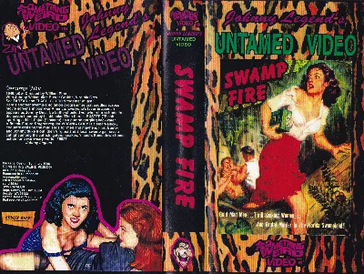 Swamp Fire VHS cover