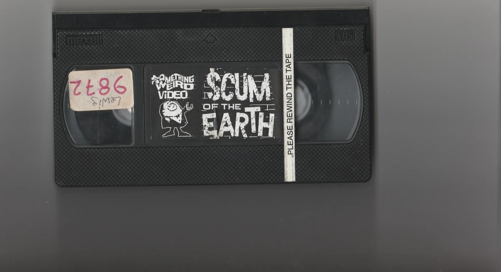 Scum of the Earth VHS front label scan