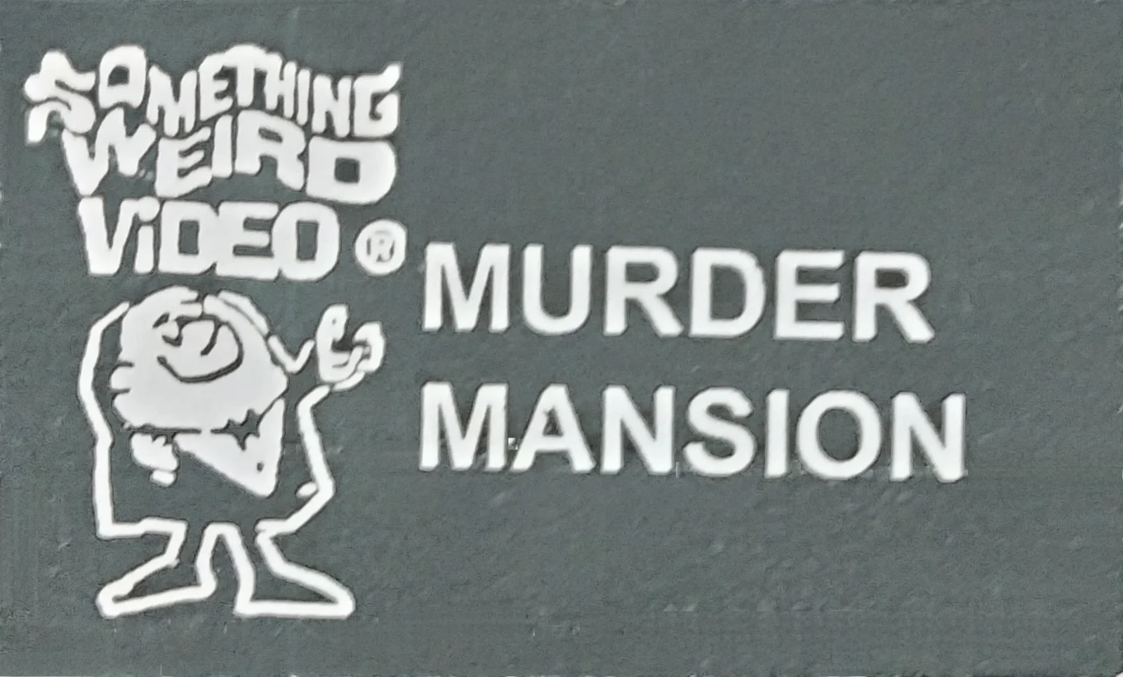 Murder Mansion VHS front label scan
