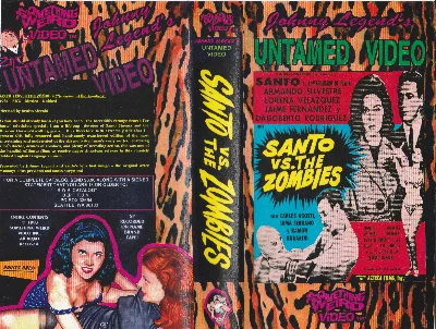 Santo vs. The Zombies VHS cover