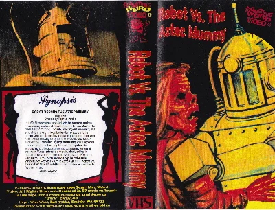 Robot Vs. The Aztec Mummy VHS cover