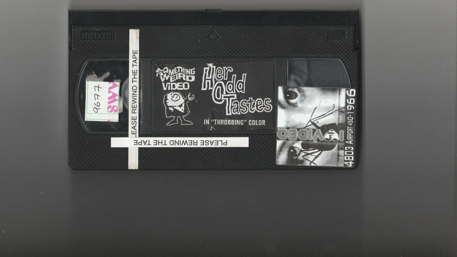 Her Odd Tastes VHS front label scan