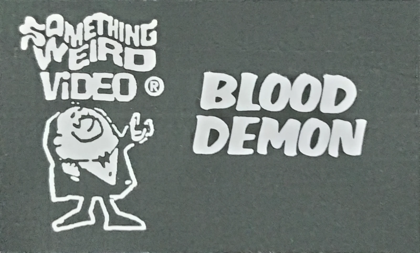 Blood Demon  (The torture Chamber of Dr. Sadism) VHS front label scan